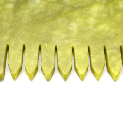 Personal Health Care Green Jade Comb Guasha Scraping Tool for Head Caring and Labor Pain Relief Multifunctional Handheld
