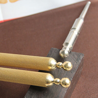Relaxing Deep Tissue Massage Tool Brass Manual Acupressure Pen for Reflexology Pressure Point Massager