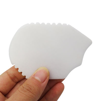 Customized Logo Gua Sha Massage Tool Natural White Jade Guasha Board for Face Neck Arm Back Body Anti-Wrinkles Anti-aging