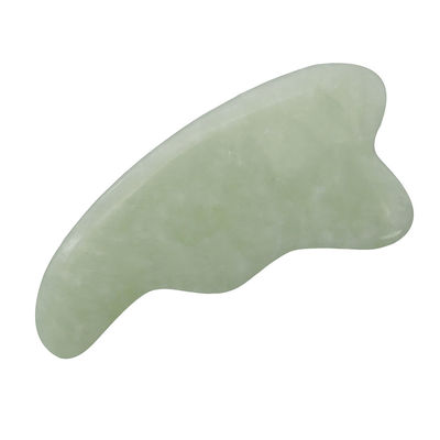 Customized Logo Green Natural Spa Gua Sha Scalp Massage Tool for Scraping Facial and Body Skin Polished Guasha Face Massagers