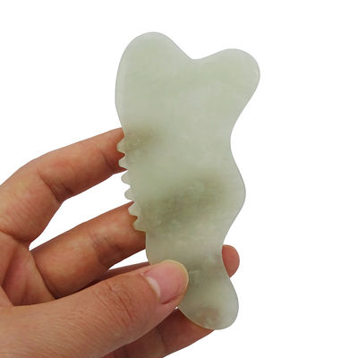 Xiuyan Jade Gua Sha Massage Tool for Face Sculpting Body Massager Promotes Blood Flow and Reduces Tension Easy to Hold