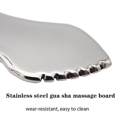 Facial Massager Hand-Held Stainless Steel Gua Sha Scraping Tool for SPA Treatment
