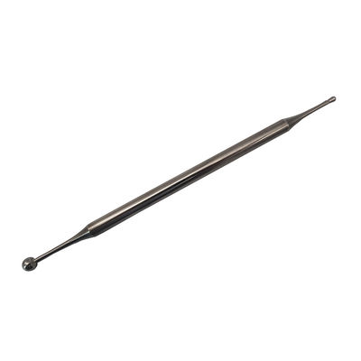 Polished IASTM Dual Head Facial Reflexology Tools Stainless Steel Portable Ear Acupuncture Body Point Probe Face Reflexology Massage Tool
