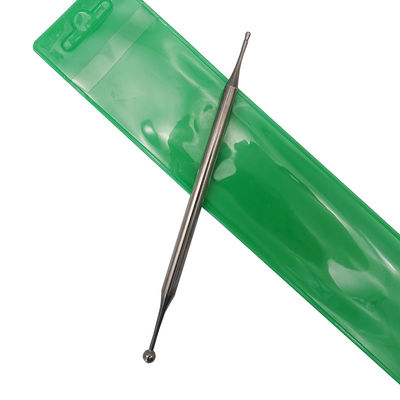Polished IASTM Dual Head Facial Reflexology Tools Stainless Steel Portable Ear Acupuncture Body Point Probe Face Reflexology Massage Tool