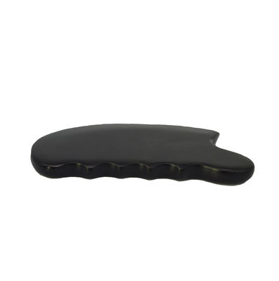 Get a Youthful Glow with Pure Natural Black Bian Stone Gua Sha Tool Massage Facial Cosmetic Lift Tighten Skin Whole Body
