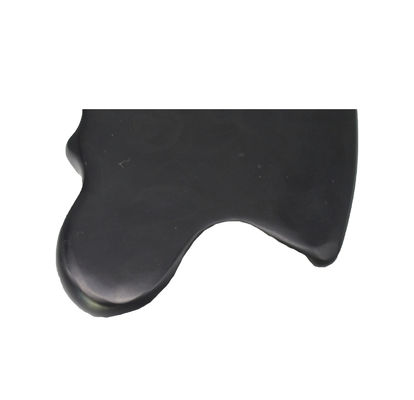 Get a Youthful Glow with Pure Natural Black Bian Stone Gua Sha Tool Massage Facial Cosmetic Lift Tighten Skin Whole Body