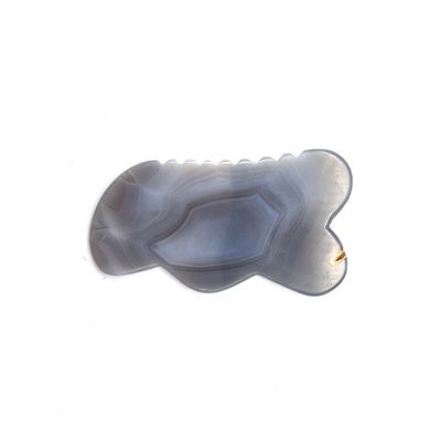 Handmade Natural Agate Gua Sha Scraping Massage Board for Acupuncture Therapy Handmade and Traditional