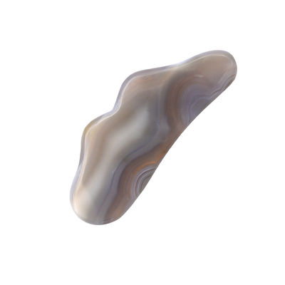 Handmade Natural Agate Gua Sha Stone Essential for Body Massage and Acupuncture Treatment