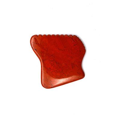 2024 Arrivals Red Jesper Gua Sha Massage Tool for Body Massage Polished Technical and OEM ODM Acceptance