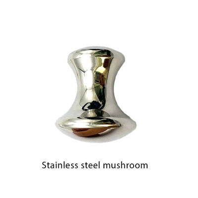 Body Massager Stainless Steel Mushroom Gua Sha Massage Tool with Customised Logo and Handmade Craft