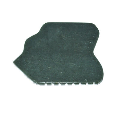 Dark Green Nephrite Facial Jade Stone Guasha Massager Board for Facial Blood Circulation