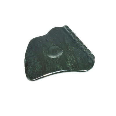 2024 Dark Green Nephrite Jade Guasha Scraper A Slimming and Facial Massage Tool with Healthcare Function