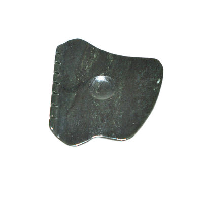 2024 Dark Green Nephrite Jade Guasha Scraper A Slimming and Facial Massage Tool with Healthcare Function