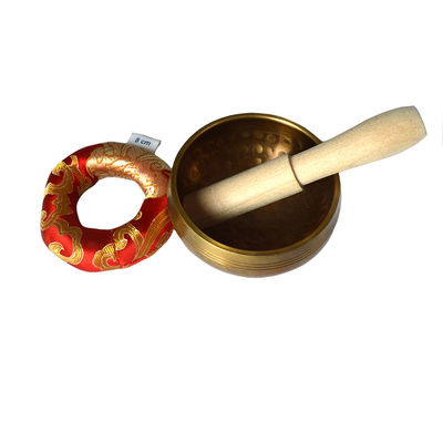 Cooper Material Nepal Chakra Gold Yoga Meditation Tibetan Custom Singing Bowl Set for Sound Therapy
