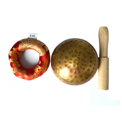 Cooper Material Nepal Chakra Gold Yoga Meditation Tibetan Custom Singing Bowl Set for Sound Therapy