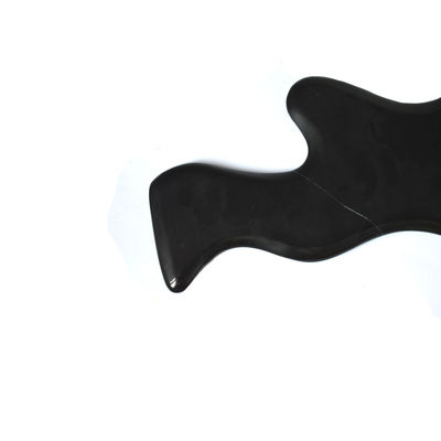 Black Bian Stone Gua Sha Scraping Massage Board for Full Body Lymphatic Drainage and Pain Relief