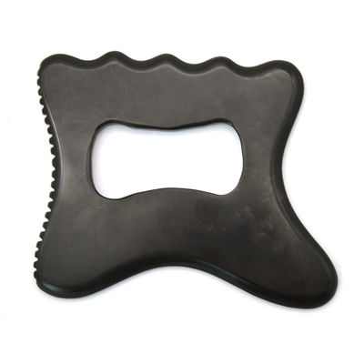 Professional Black Bian Stone Body Gua Sha Massage Tool for Personal Health Care and Acupuncture