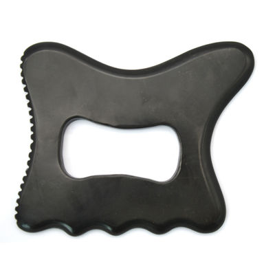 Professional Black Bian Stone Body Gua Sha Massage Tool for Personal Health Care and Acupuncture