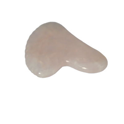 Facial Pink Heart Shape Rose Quartz Jade Guasha Massager Gua Sha Board Massage Tool for Personal Health Care OEM/ODM