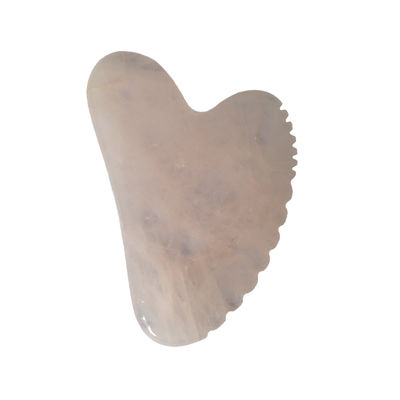 Facial Pink Heart Shape Rose Quartz Jade Guasha Massager Gua Sha Board Massage Tool for Personal Health Care OEM/ODM