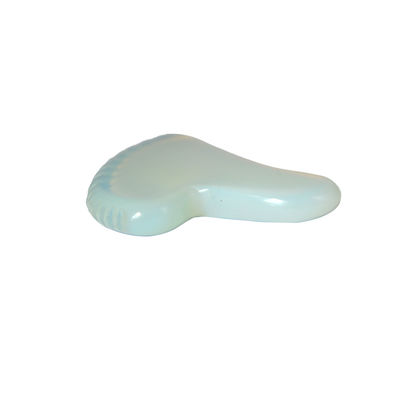 Facial Massager Body Health Care White Opal Heart Shape Jade Opalite Guasha Gua Sha Massage for Facial Relaxation