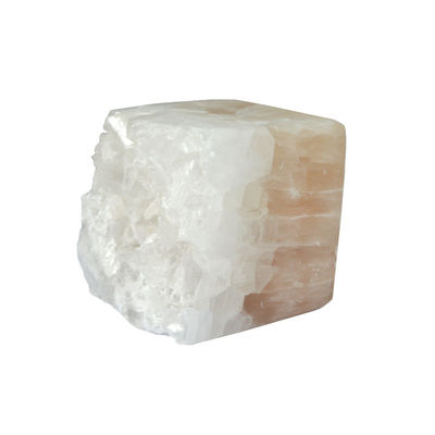 Regional Feature Pink Cube Shaped Essential Oil Aroma Diffuser with Irregular Crystal Jade Glacier Stone