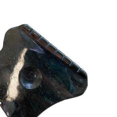 Facial Sculpting Dark Green Nephrite Jade Gua Sha Stones with Ridge Teeth and Thumb Loops 2021 Popular
