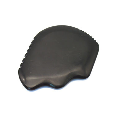 2024 Product Black Bian Stone Facial Jade Guasha Gua Sha Scraping Massage Tool for SPA Relaxing Facial Muscle Massage