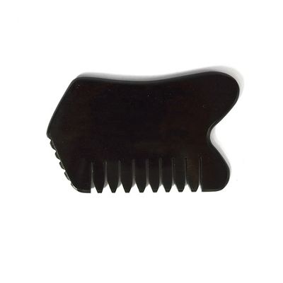 Dark Green Nephrite Face Body Jade Stone Guasha Massager Board for Personal Health Care and SPA Acupuncture Massage Tool