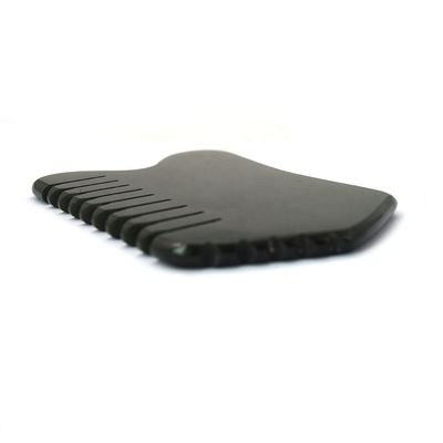 Dark Green Nephrite Face Body Jade Stone Guasha Massager Board for Personal Health Care and SPA Acupuncture Massage Tool