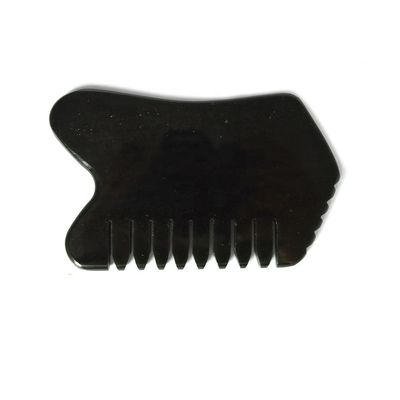Dark Green Nephrite Face Body Jade Stone Guasha Massager Board for Personal Health Care and SPA Acupuncture Massage Tool