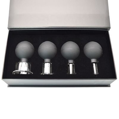 2024 Glass Rubber Massage Vacuum Massage Cupping Set Therapy Machine For Body Face Back Leg Shoulder With Customized Logo