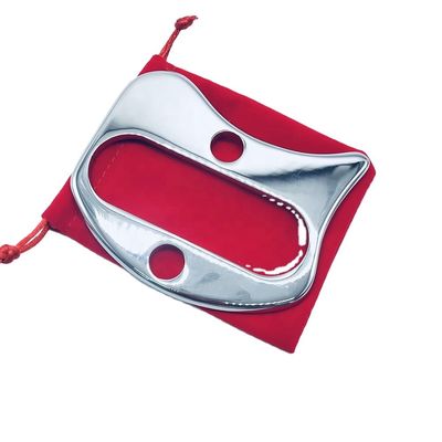 Food Grade Stainless Steel Gua Sha Board Shaped Guasha Scraping Massage Tool for Facial Massage