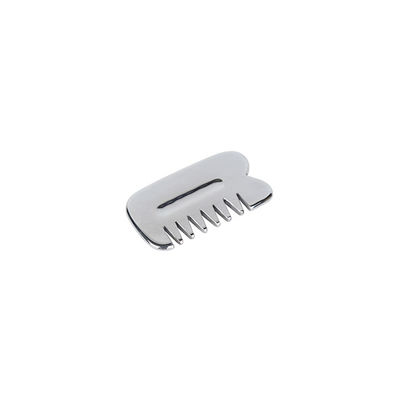 Facial Massager Authentic Silver Terahertz Guasha Stone Gua Sha Comb for Anti Aging and Facial Rejuvenation