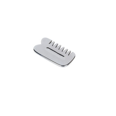 Facial Massager Authentic Silver Terahertz Guasha Stone Gua Sha Comb for Anti Aging and Facial Rejuvenation
