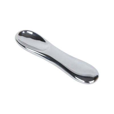 Facial Massager Luxury Silver Terahertz Stone Gua Sha Cosmetic Eye Cream Spatula for Beauty Care Cosmetics Tools