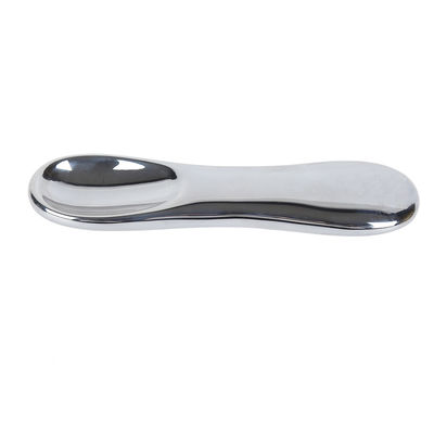 Facial Massager Luxury Silver Terahertz Stone Gua Sha Cosmetic Eye Cream Spatula for Beauty Care Cosmetics Tools