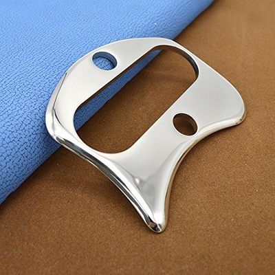 100*80*4.5mm MASSAGE Stainless Steel Guasha Scraping Massage Tools Iastm Metal Gua Sha for Reducing Wrinkles Newest Design