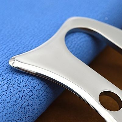 100*80*4.5mm MASSAGE Stainless Steel Guasha Scraping Massage Tools Iastm Metal Gua Sha for Reducing Wrinkles Newest Design