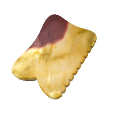 Chinese Style Mookaite Body Massage Tools For Beauty Guasha Stone Scrapping Face Gua Sha Stone Therapy Massage Tool End