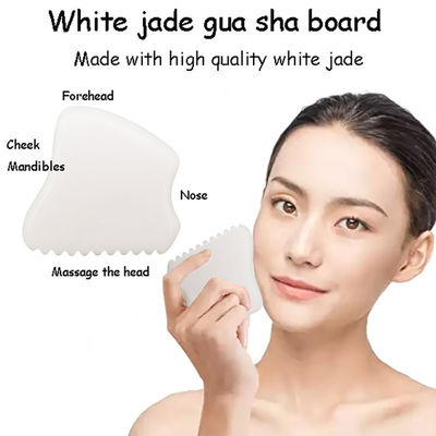 Body Massager White Jade Gua Sha Stone for Facial and Neck Massage Best Choice