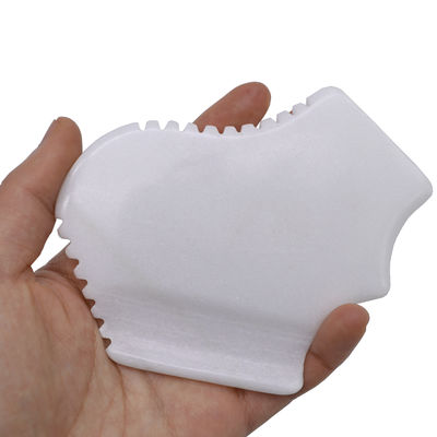 Massager 2024 Design Natural White Jade Gua Sha Board for Scraping Therapy Stone Tools Massager