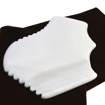Massager 2024 Design Natural White Jade Gua Sha Board for Scraping Therapy Stone Tools Massager