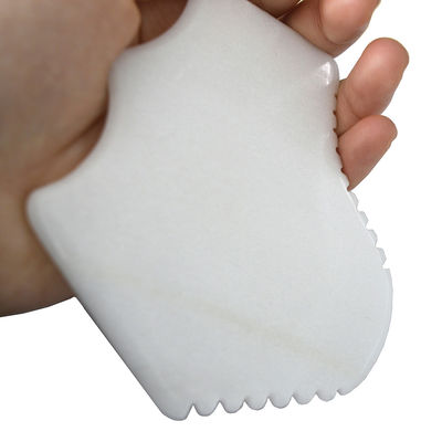 Massager 2024 Design Natural White Jade Gua Sha Board for Scraping Therapy Stone Tools Massager