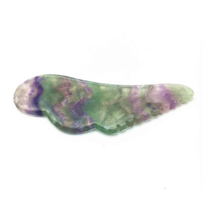 Body Healthcare Massage Natural Colorful JADE Guasha Fluorite Gua Sha Scraping Massage Tool