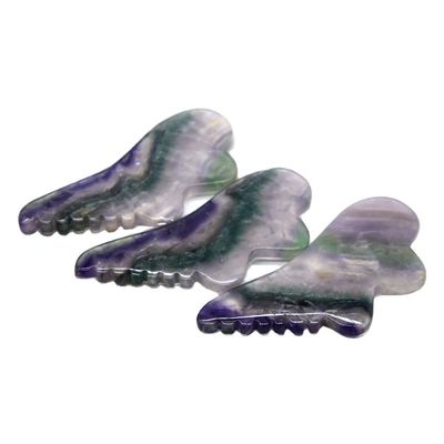 Natural Scraping Massager Tools Fluorite Jade Gua Sha Board OEM ODM for Tools Massager