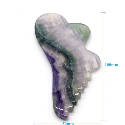Natural Scraping Massager Tools Fluorite Jade Gua Sha Board OEM ODM for Tools Massager