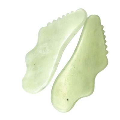 Custom Natural Xiuyn Jade Guasha Tool Stone Scraping Massage Gua Sha Board For Beauty with Certificate and Customized Logo
