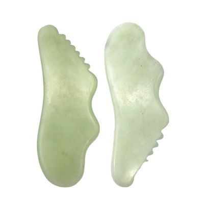 Custom Natural Xiuyn Jade Guasha Tool Stone Scraping Massage Gua Sha Board For Beauty with Certificate and Customized Logo