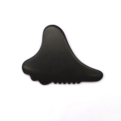 Full-body Massage Area Authentic Black Eco-friendly Face Gua Sha Tool Facial Massager 105*77mm 114*74mm 2 Pcs AKBS-030